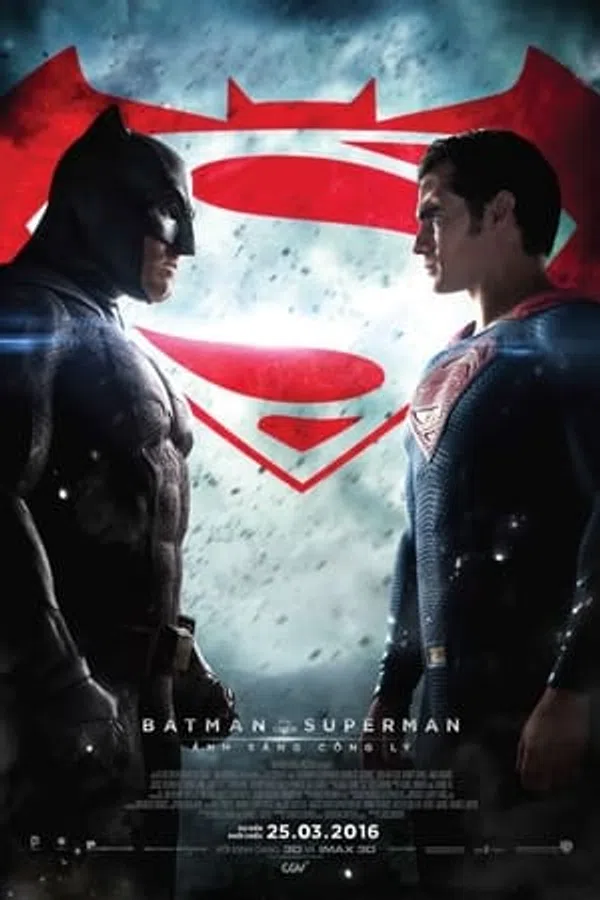 Poster phim Batman Đại Chiến Superman: Ánh Sáng Công Lý trên SubNhanh