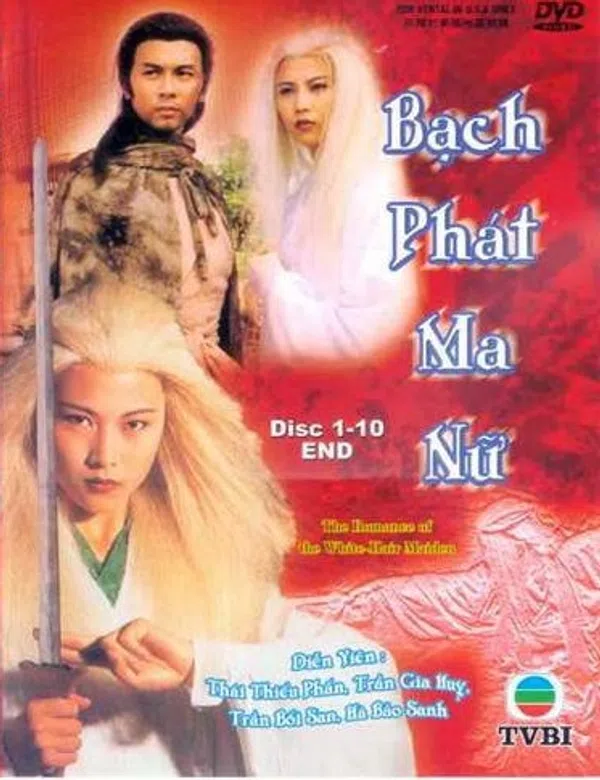 Poster phim Chuyện Tình Cô Gái Tóc Bạc - Bạch Phát Ma Nữ trên SubNhanh