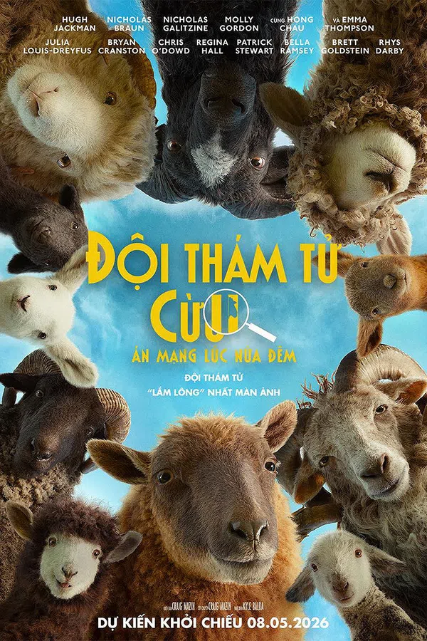 Poster phim Đội Thám Tử Cừu: Án Mạng Lúc Nửa Đêm trên SubNhanh