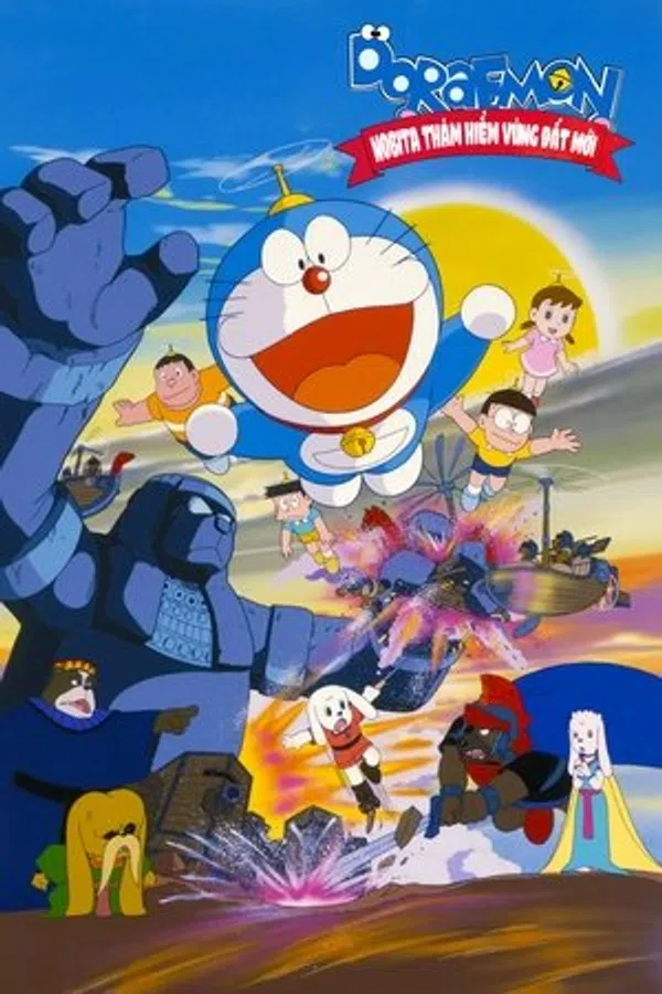 Xem Phim Doraemon: Nobita Thám Hiểm Vùng Đất Mới Vietsub HD Online