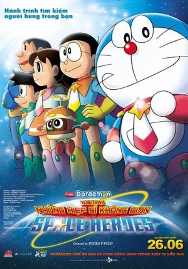Xem Phim Doraemon: Nobita và Những Hiệp Sĩ Không Gian Vietsub HD Online