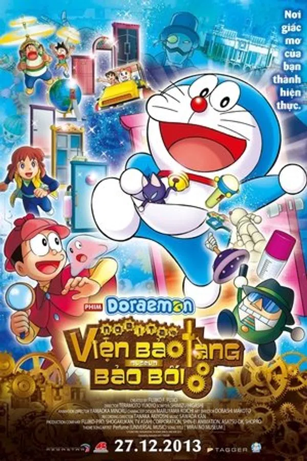 Poster phim Doraemon: Nobita và Viện Bảo Tàng Bảo Bối trên SubNhanh