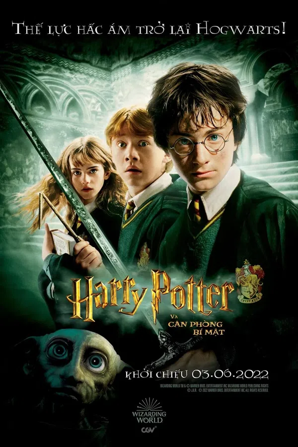 Poster phim Harry Potter và Căn Phòng Bí Mật trên SubNhanh