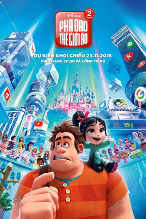 Xem Phim Ralph Đập Phá: Phá Đảo Thế Giới Ảo Vietsub HD Online