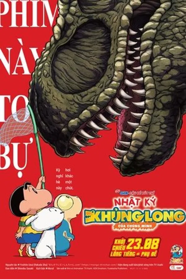 Poster phim Shin - Cậu Bé Bút Chì 32: Nhật Ký Khủng Long Của Mình trên SubNhanh